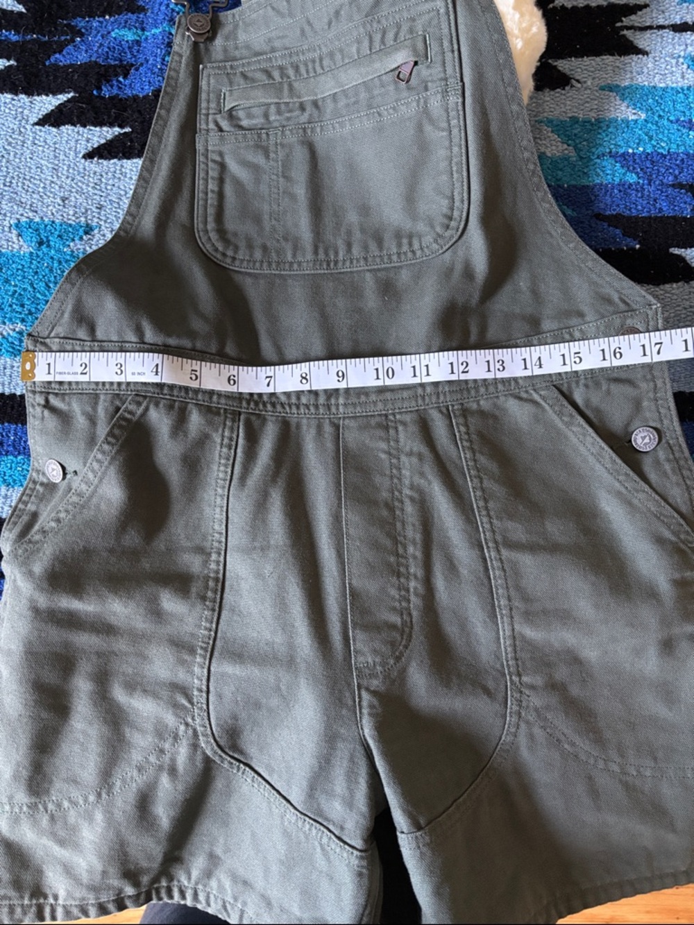 Patagonia Olive Green Short Overalls - Picture 6 of 6